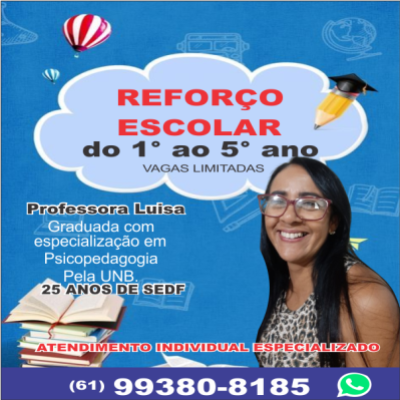 Reforço Escolar Ceilândia DF